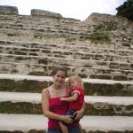 Belize - Altun Ha Mayan Ruins - Amy & Kaylin